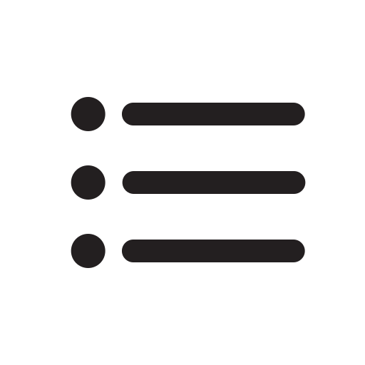 Interface, list, menu, mobile, ui, web icons, app icon